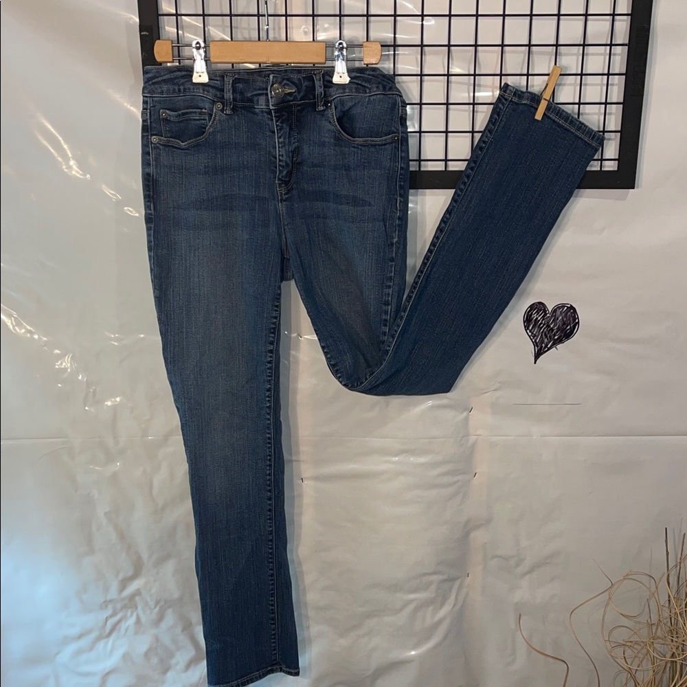 Denver Hayes Dark Blue Women's Skinny Jeans with stretch